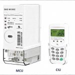 Single phase smart STS Prepaid electricity meter DDE-M1D02
